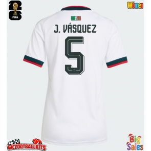 Mexico Johan Vasquez #5 Replica Away Stadium Shirt for Women World Cup 2026 Short Sleeve